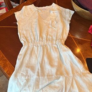 Sedge Apparel-  Perfect condition baby blue linen dress